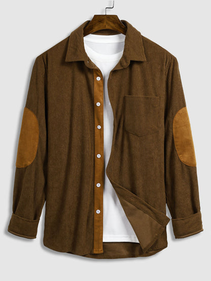 Men's Corduroy Long Sleeve Shirt