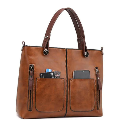 MAL Leather shoulder bag