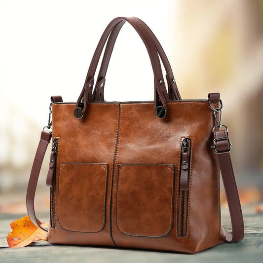 MAL Leather shoulder bag