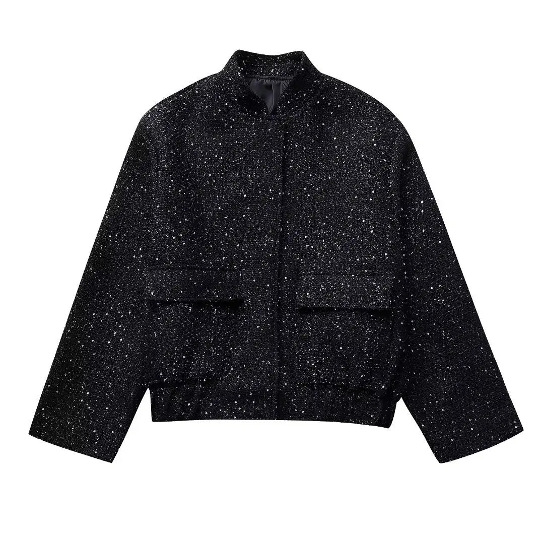 Lumière Sequin Embroidered Jacket