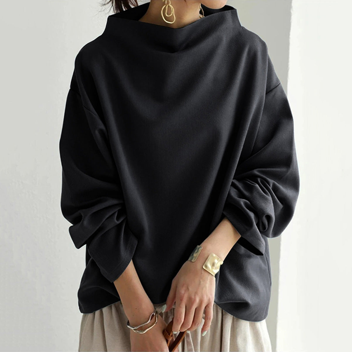 Sophia High Neck Sweater