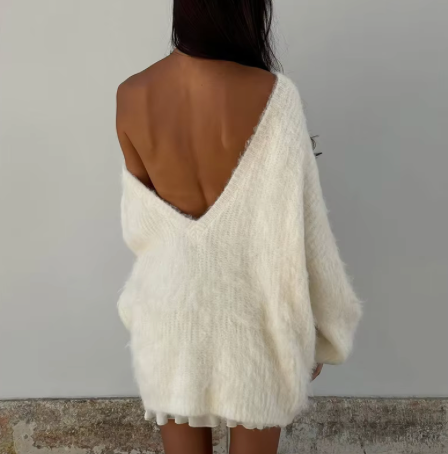 Aria Fluffy Oversized Sweater