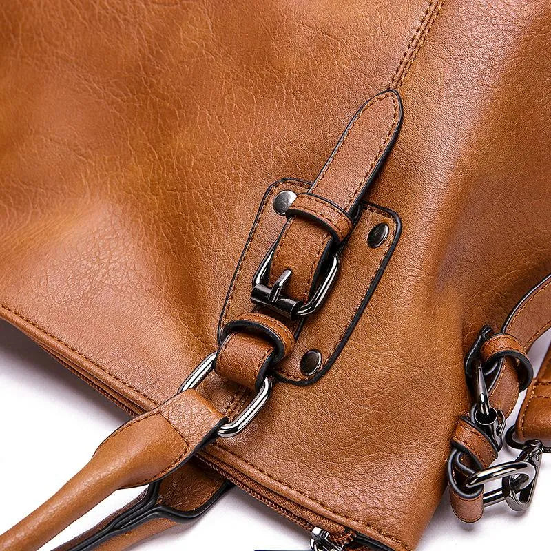 SIS Leather Bag